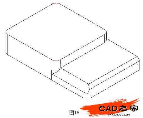 AutoCAD二維教程：細說機械零件軸測圖的畫法_中國教程網
