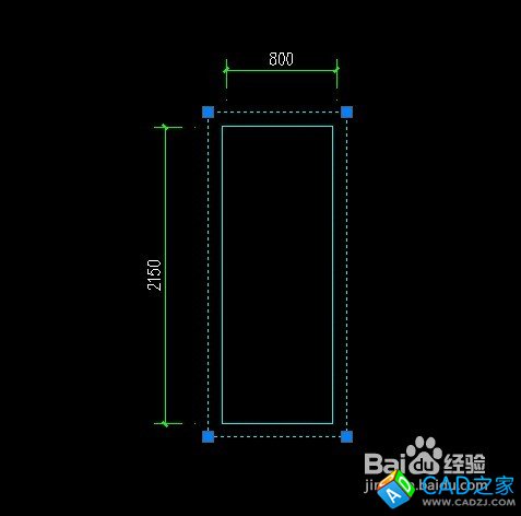 CAD怎么制作房間門立面圖