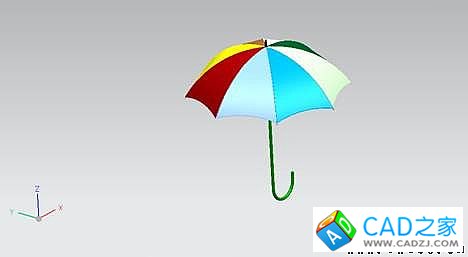 UG建模之雨傘