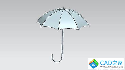 UG建模之雨傘